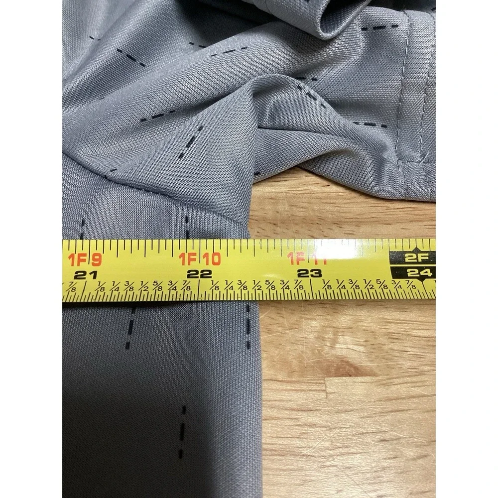 Men's Adidas Short Sleeved Performance‎ Golf Polo Large Gray